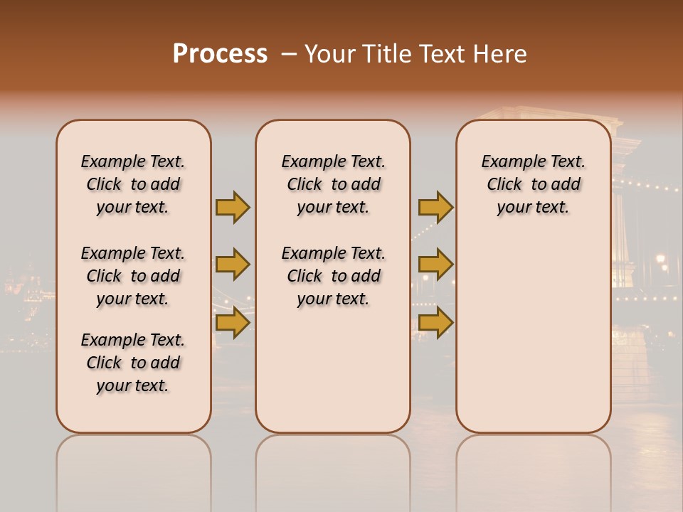 Hungary At Night PowerPoint Template