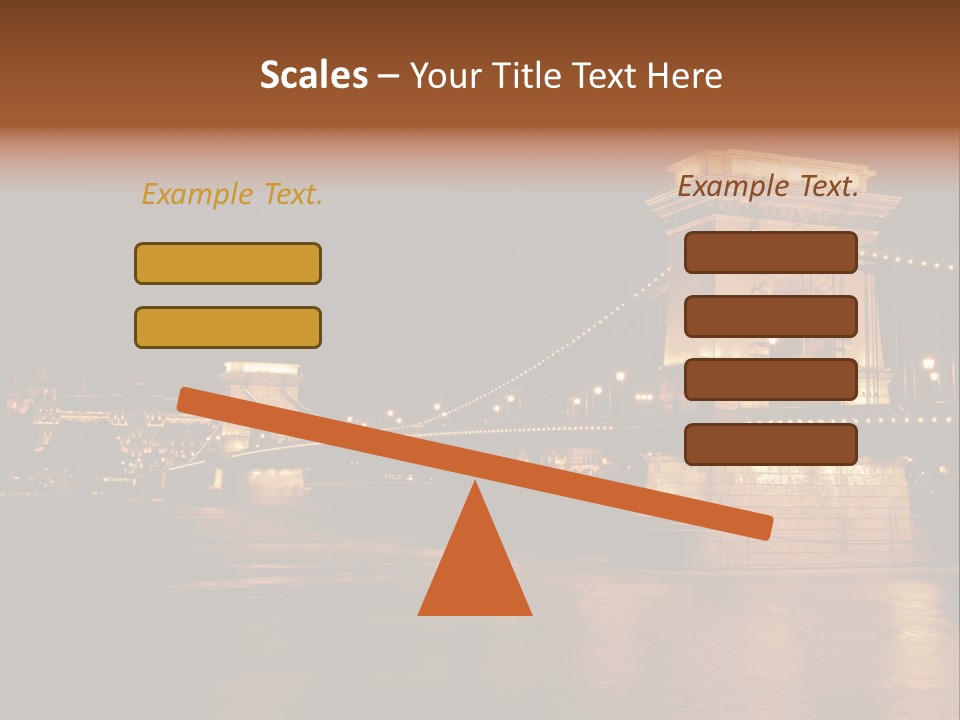 Hungary At Night PowerPoint Template