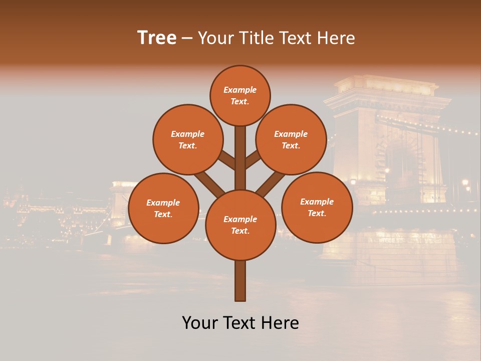 Hungary At Night PowerPoint Template