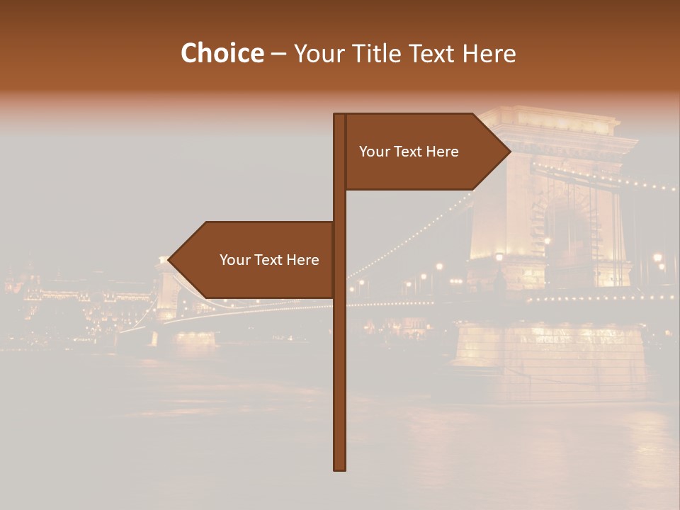 Hungary At Night PowerPoint Template