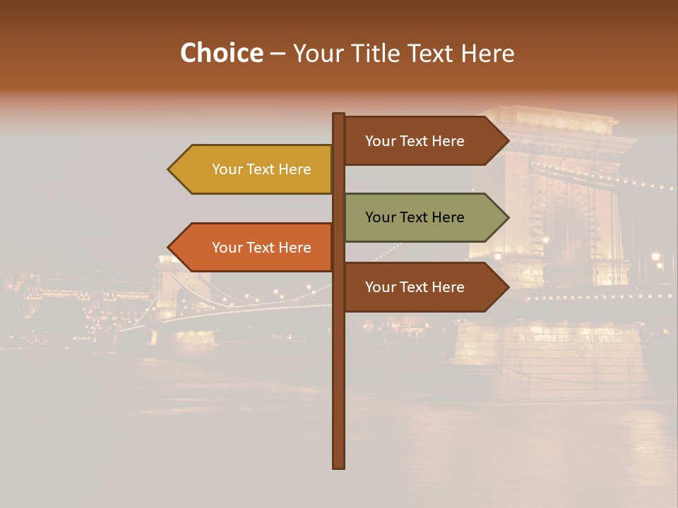 Hungary At Night PowerPoint Template