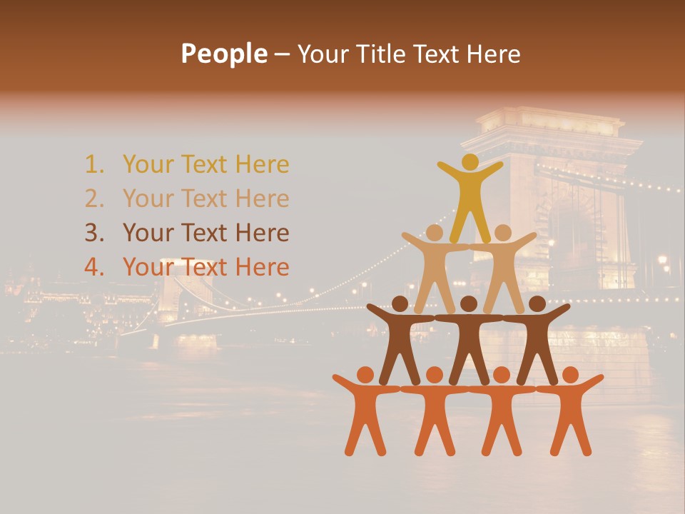 Hungary At Night PowerPoint Template