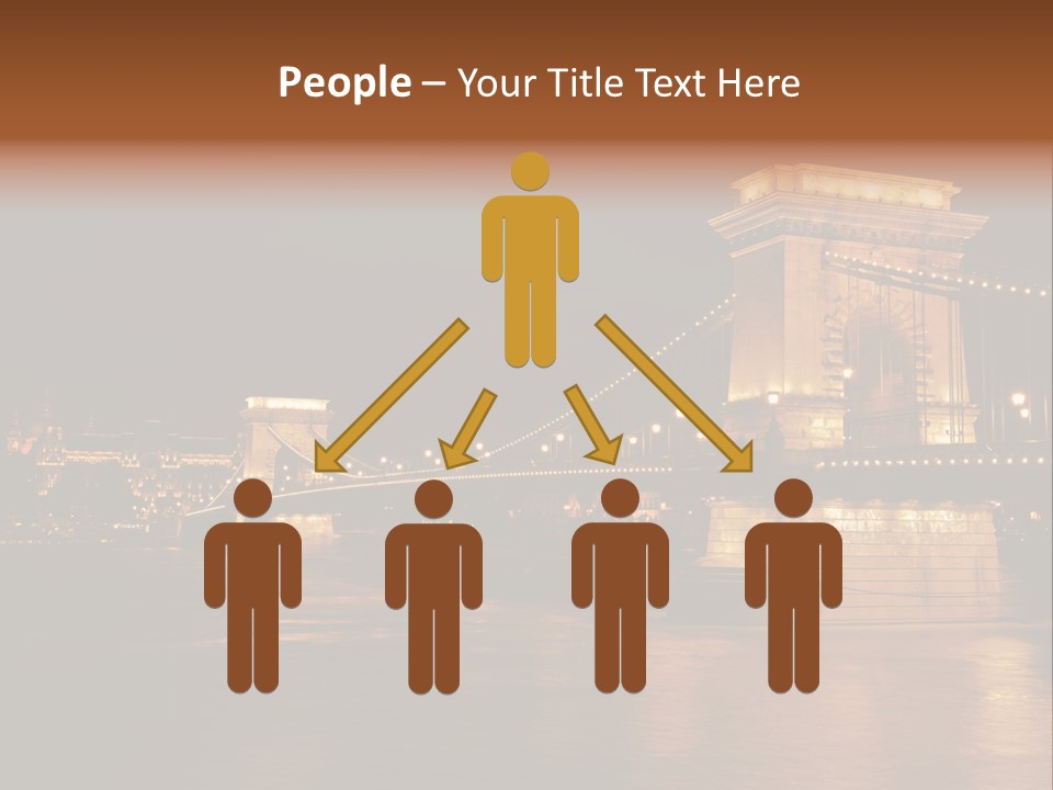 Hungary At Night PowerPoint Template