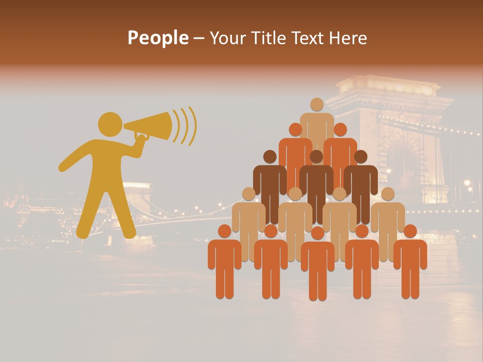 Hungary At Night PowerPoint Template