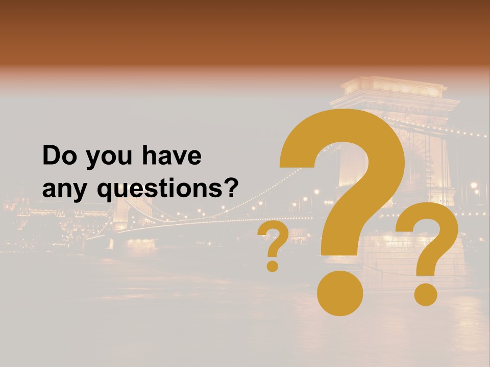 Hungary At Night PowerPoint Template