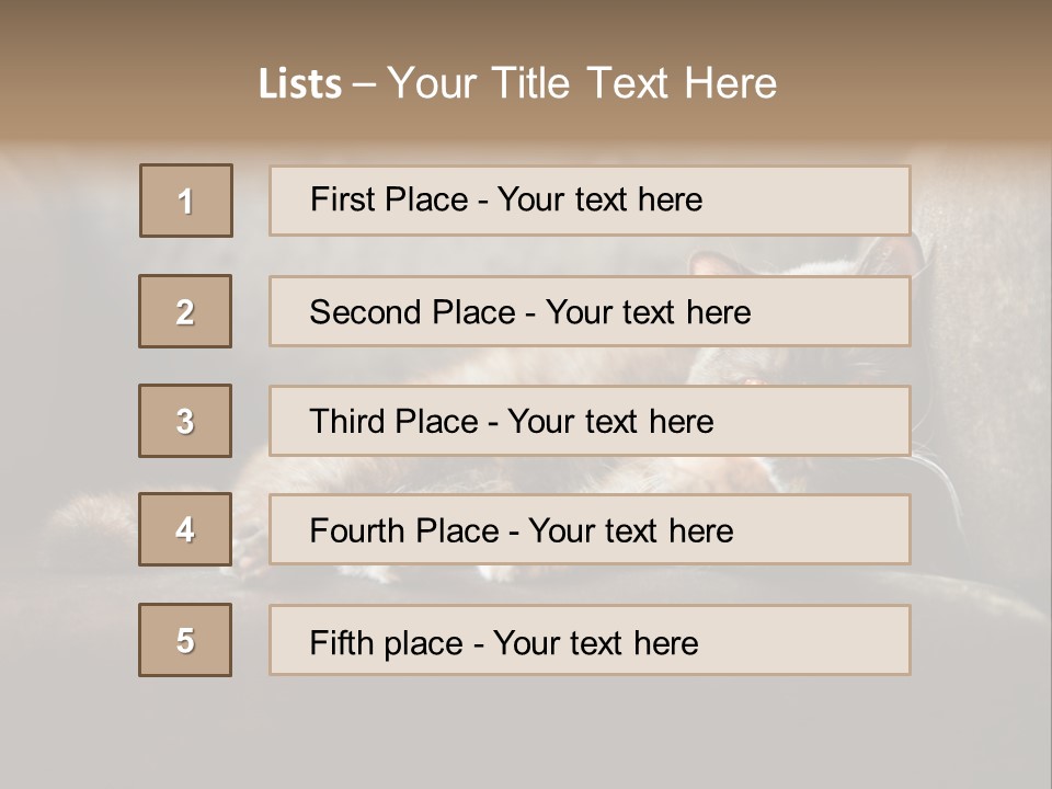 British Cats PowerPoint Template