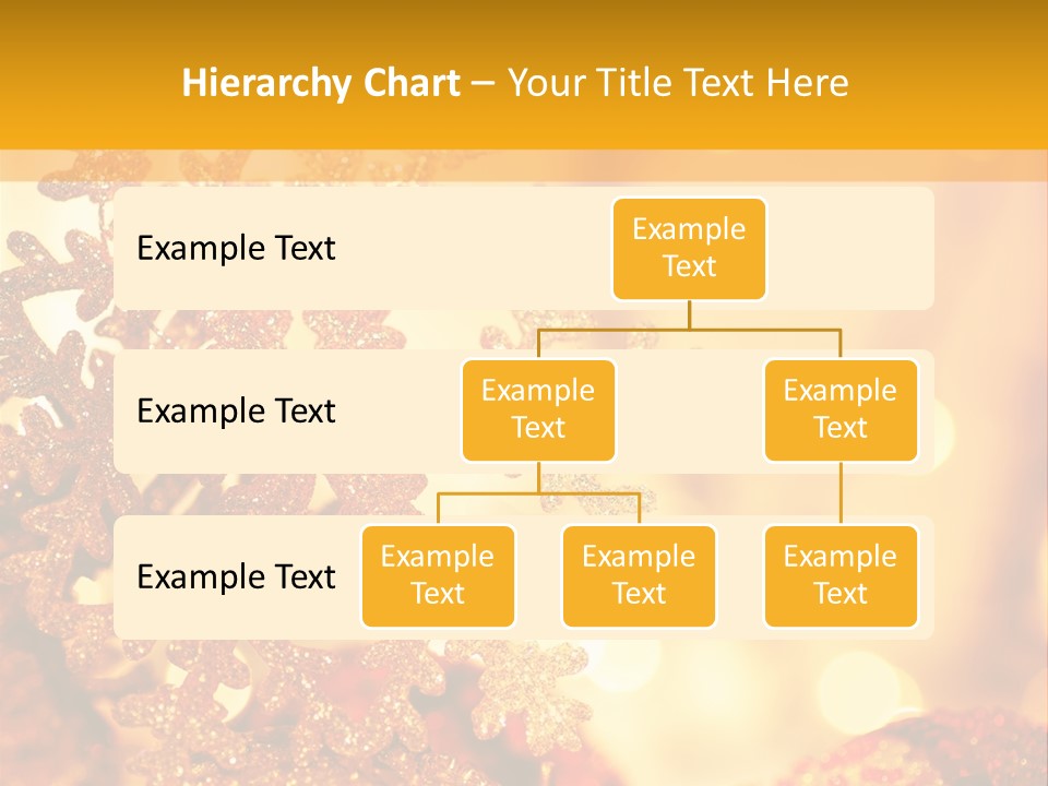 Golden Christmas Lights PowerPoint Template