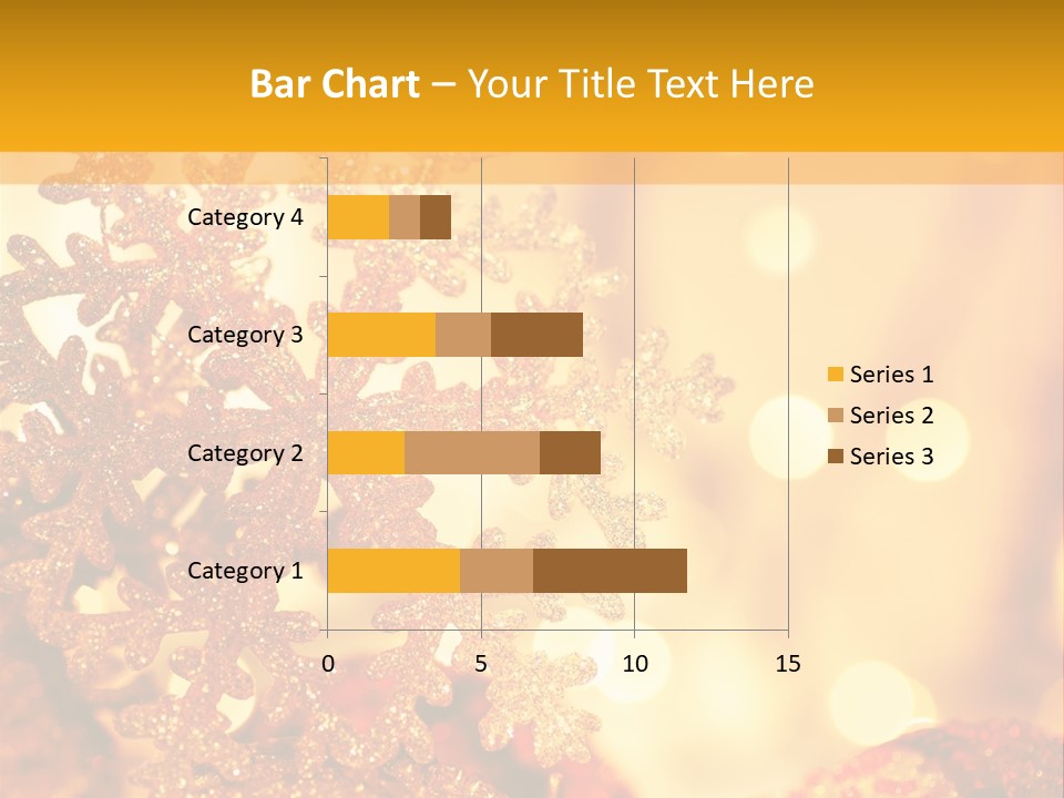 Golden Christmas Lights PowerPoint Template