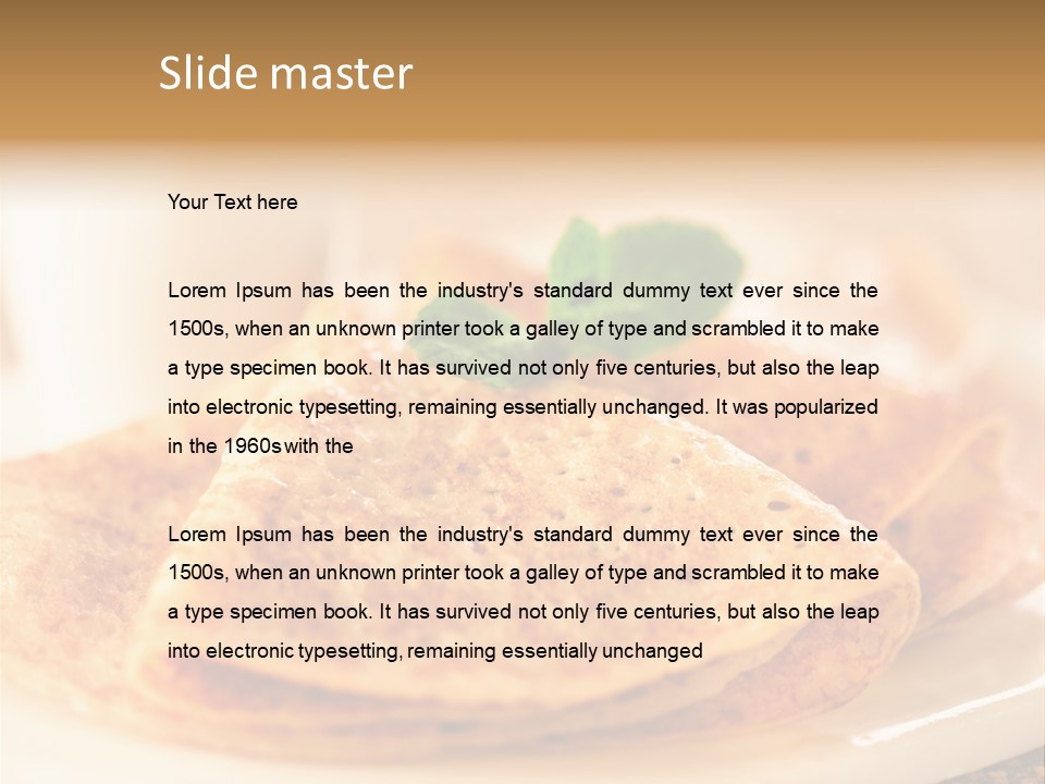 Pancakes PowerPoint Template