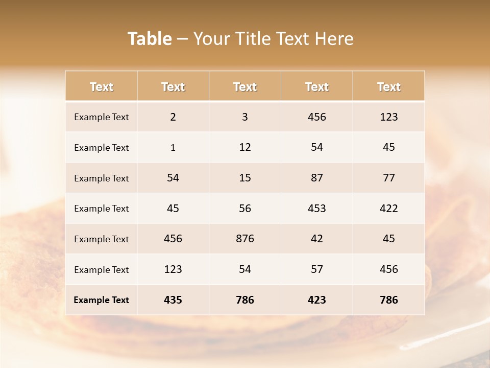 Pancakes PowerPoint Template