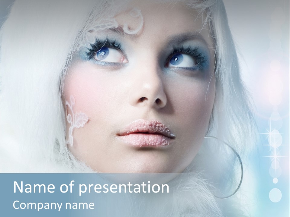 Winter Makeup PowerPoint Template