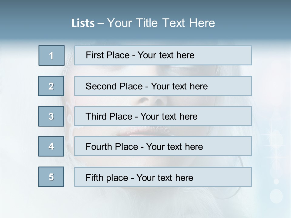 Winter Makeup PowerPoint Template
