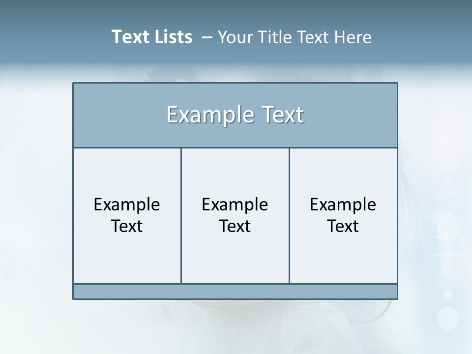 Winter Makeup PowerPoint Template
