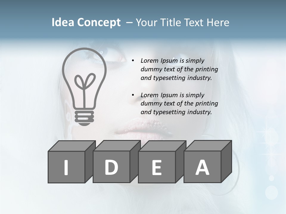 Winter Makeup PowerPoint Template