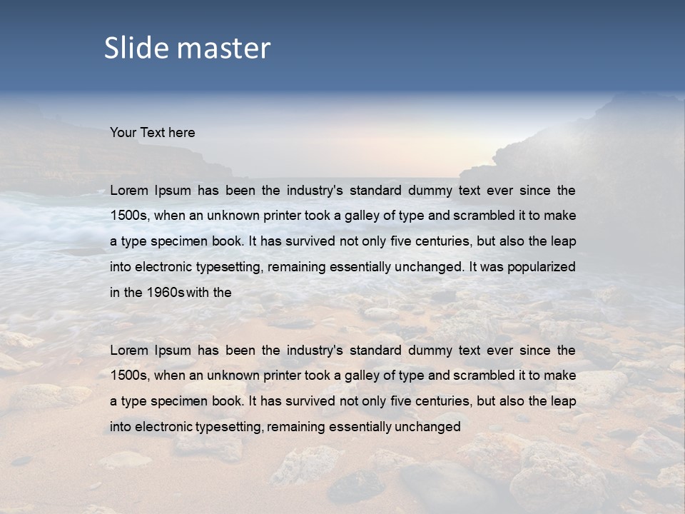 Ocean Waves PowerPoint Template