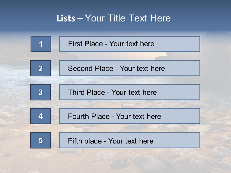 Ocean Waves PowerPoint Template