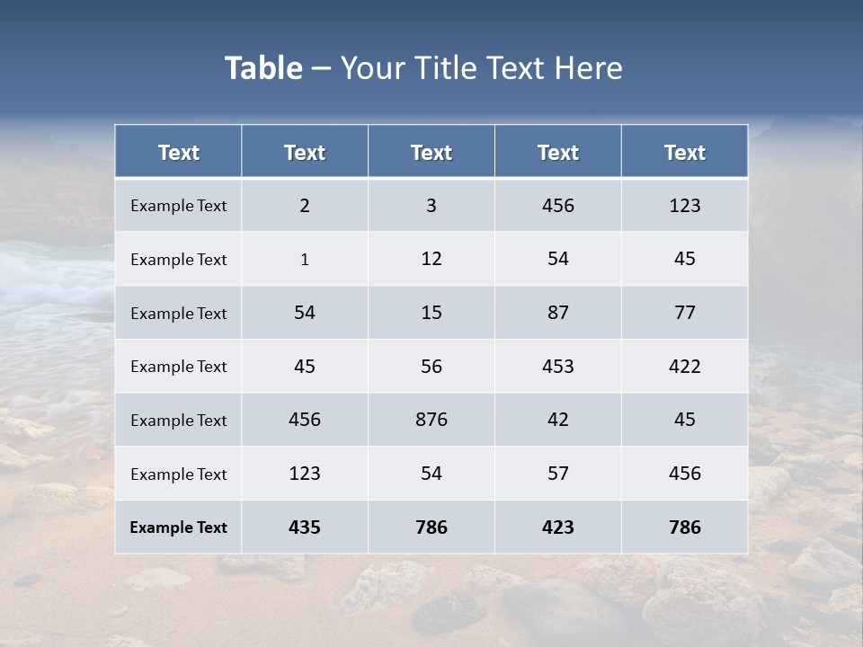 Ocean Waves PowerPoint Template