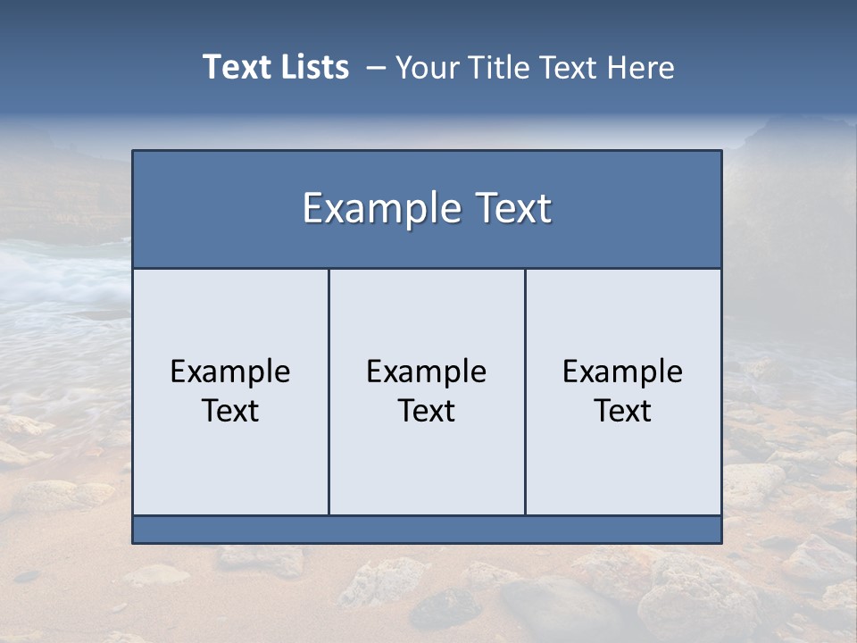 Ocean Waves PowerPoint Template