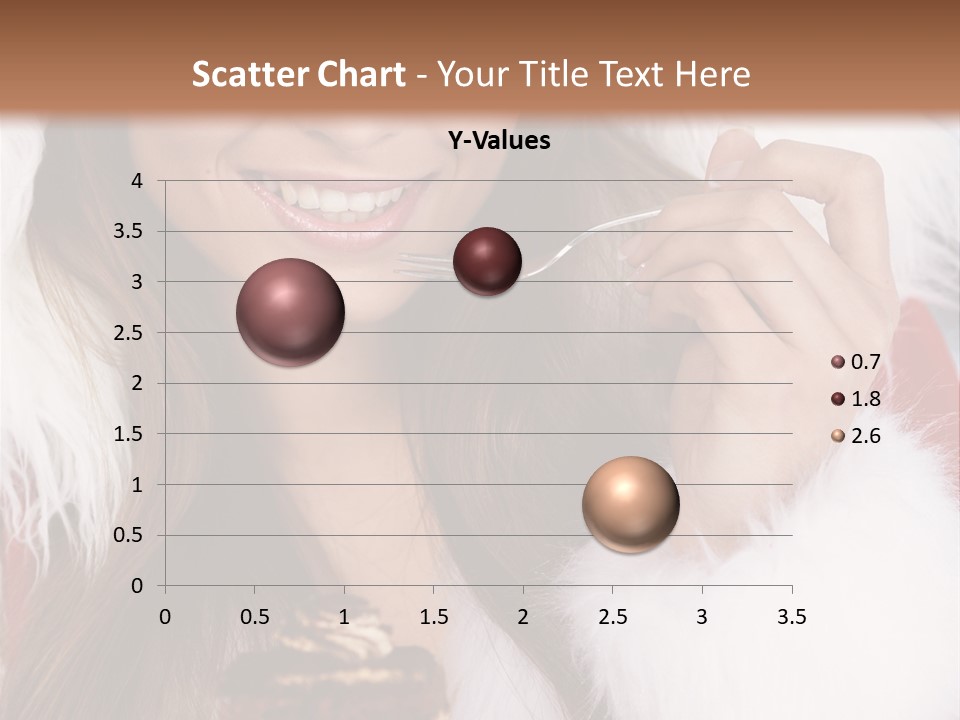 Girls Eating Cake PowerPoint Template