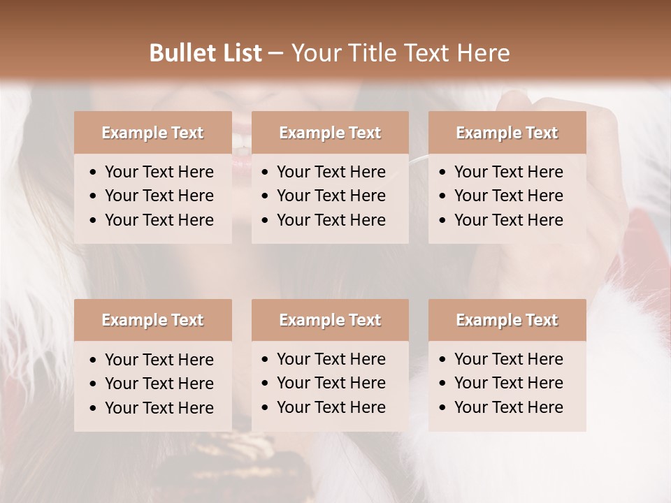 Girls Eating Cake PowerPoint Template