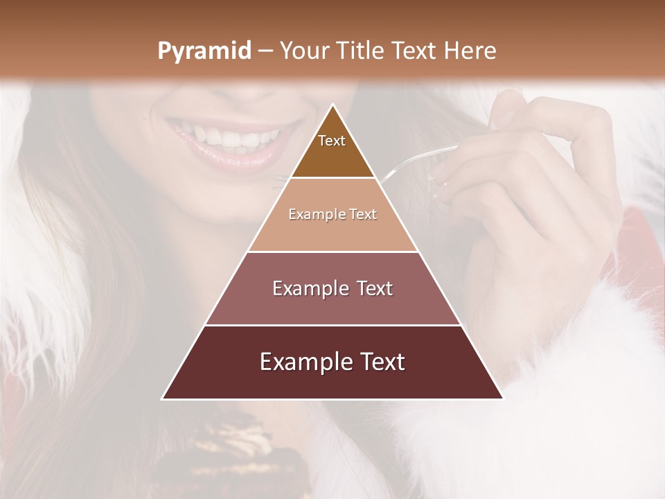 Girls Eating Cake PowerPoint Template