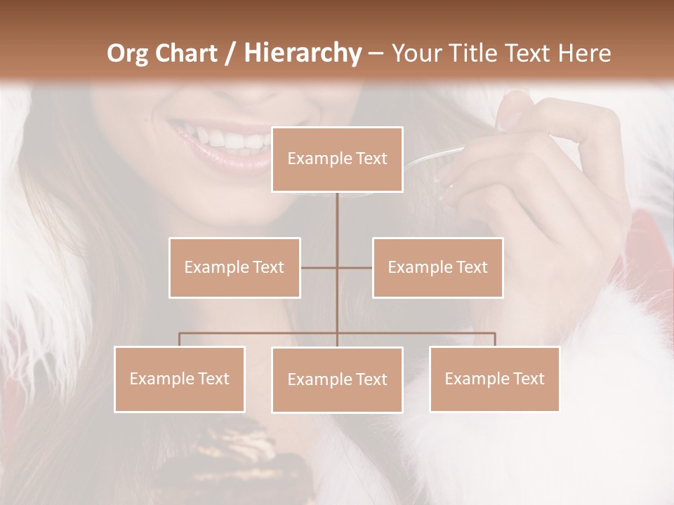 Girls Eating Cake PowerPoint Template