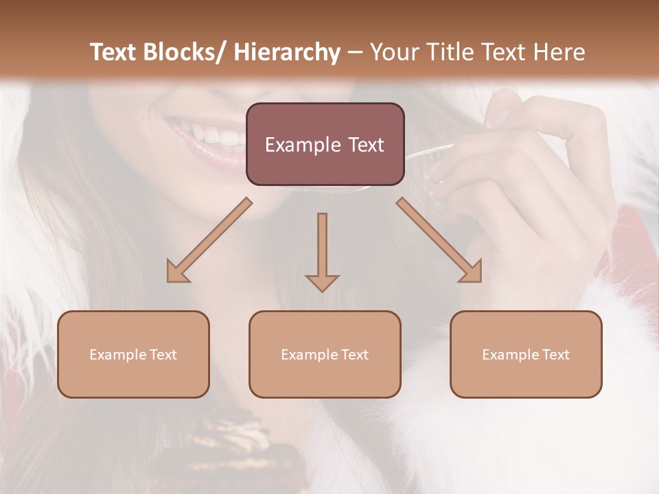 Girls Eating Cake PowerPoint Template