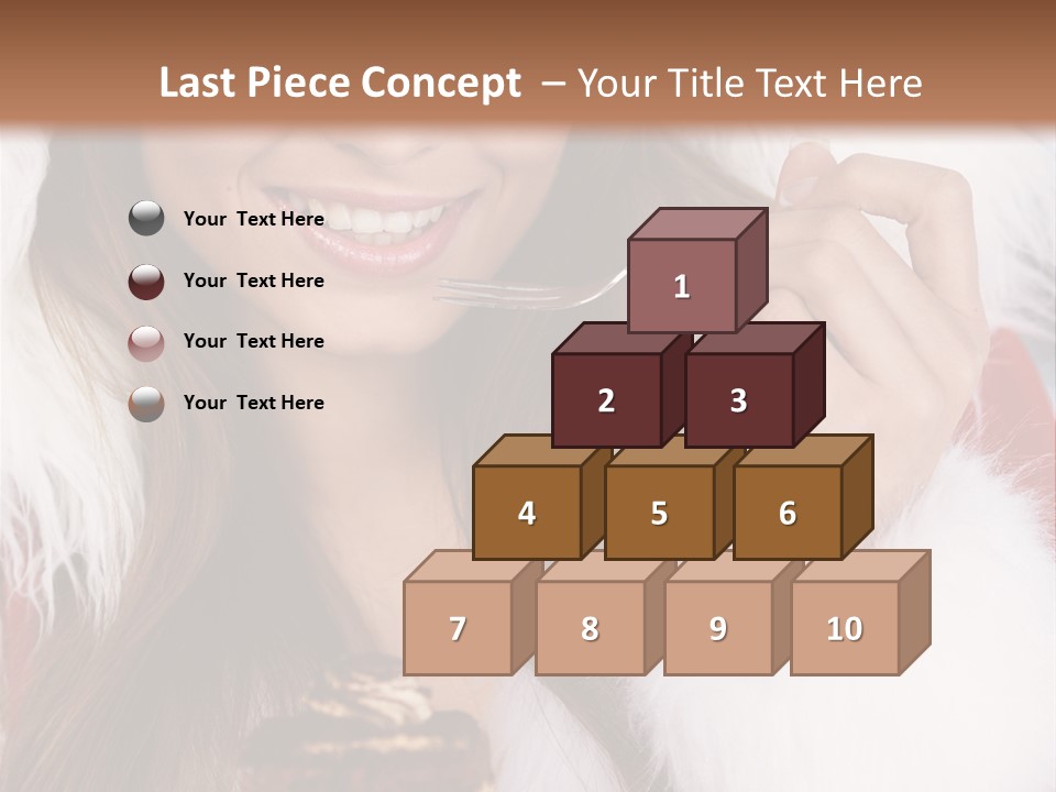 Girls Eating Cake PowerPoint Template