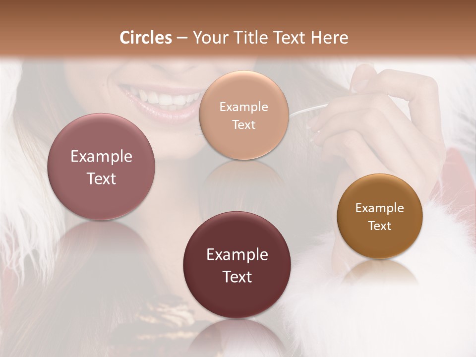 Girls Eating Cake PowerPoint Template