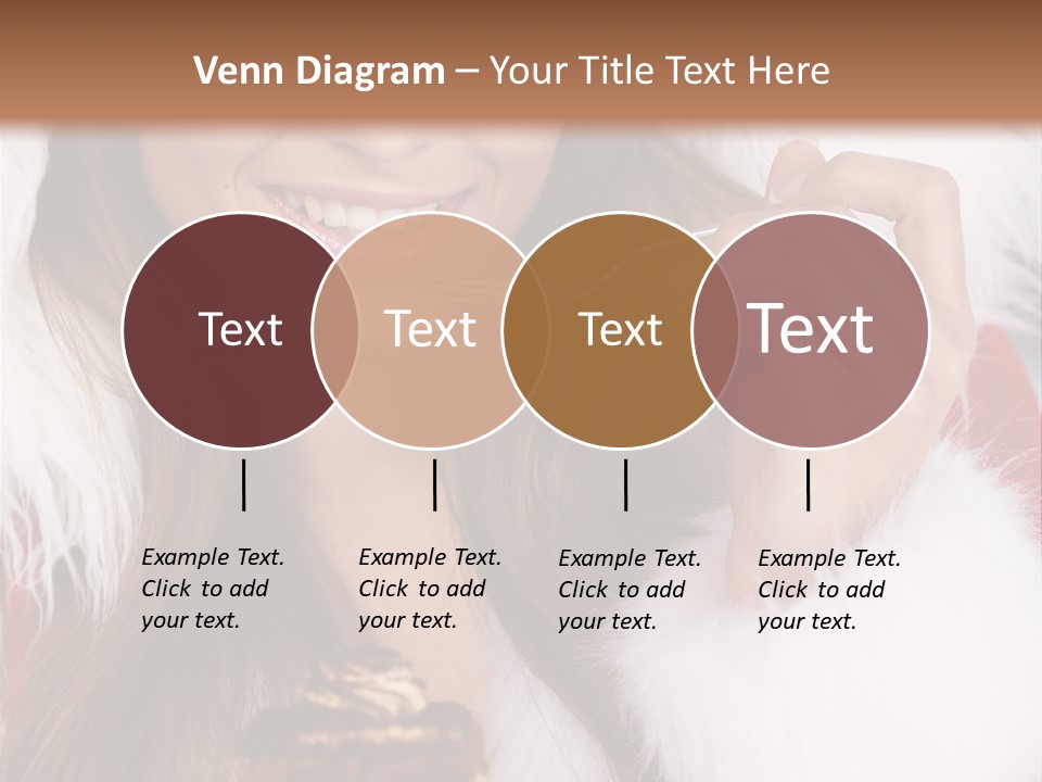 Girls Eating Cake PowerPoint Template