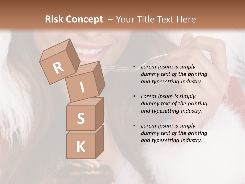 Girls Eating Cake PowerPoint Template