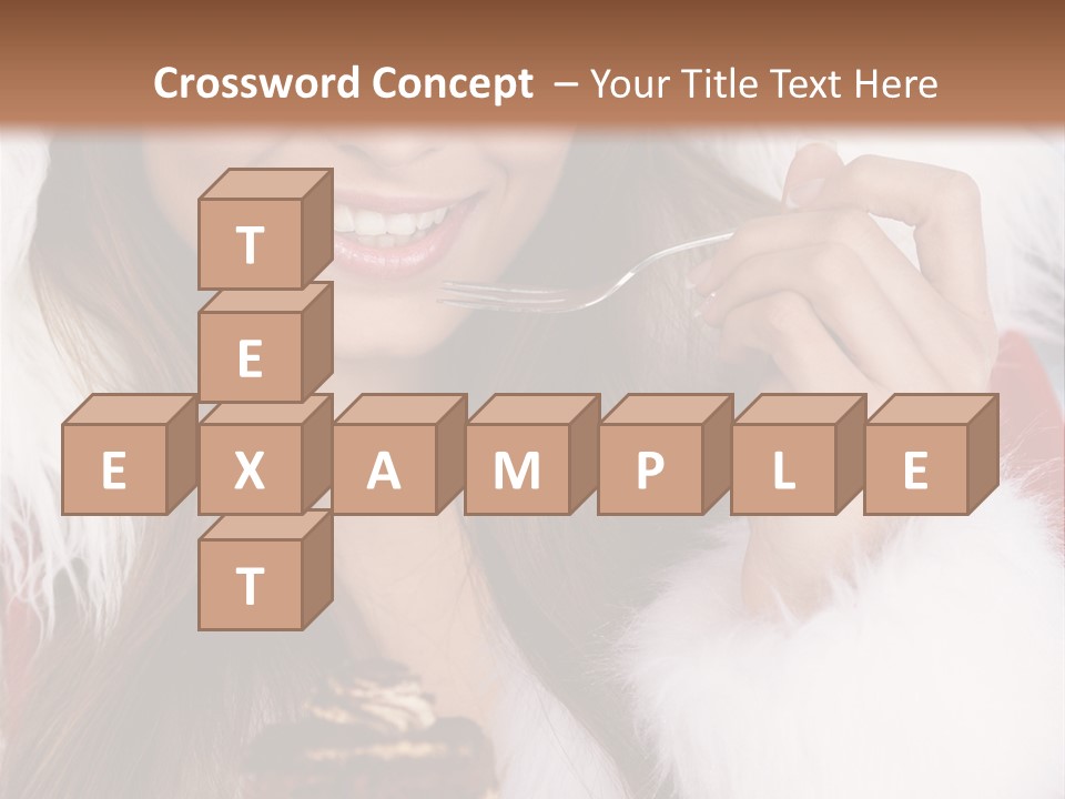 Girls Eating Cake PowerPoint Template