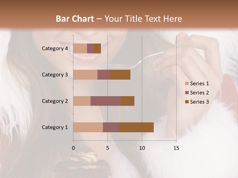 Girls Eating Cake PowerPoint Template