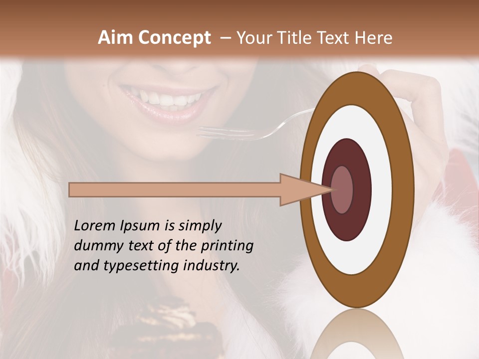 Girls Eating Cake PowerPoint Template