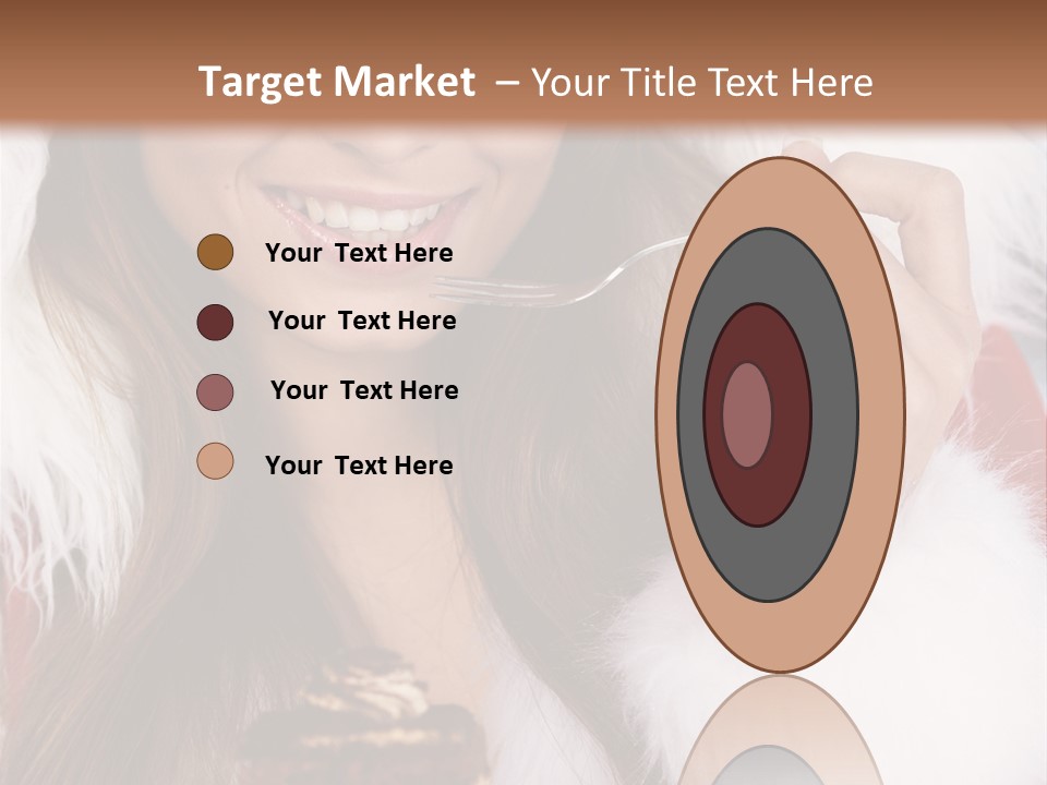 Girls Eating Cake PowerPoint Template