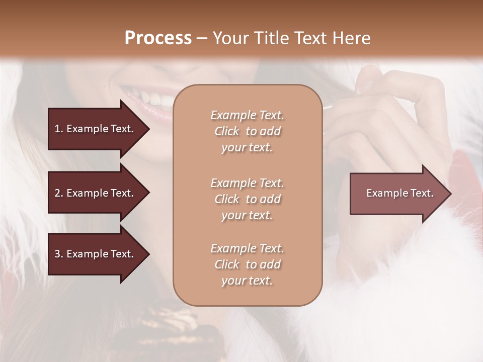 Girls Eating Cake PowerPoint Template