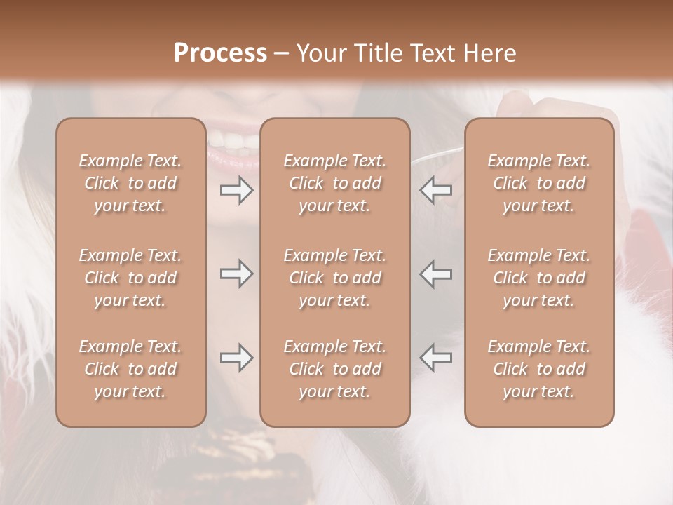 Girls Eating Cake PowerPoint Template