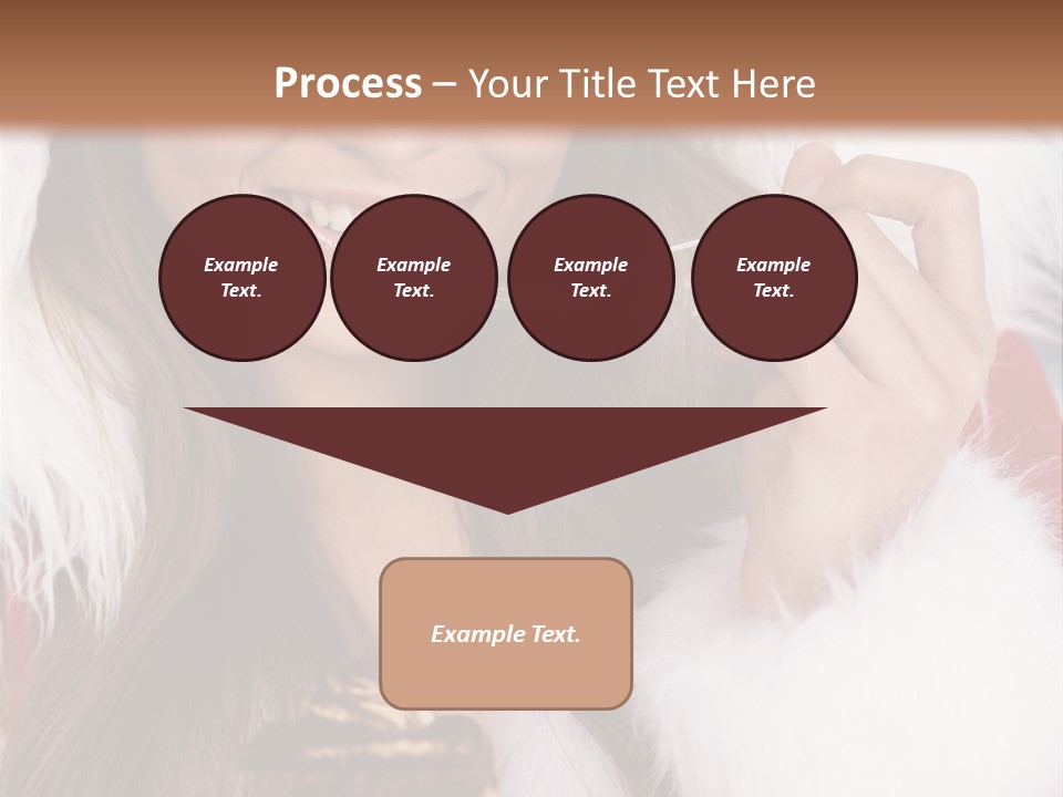 Girls Eating Cake PowerPoint Template