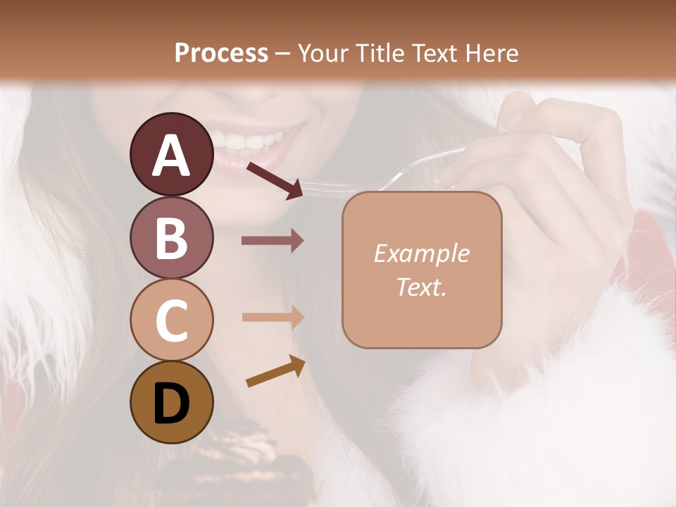 Girls Eating Cake PowerPoint Template