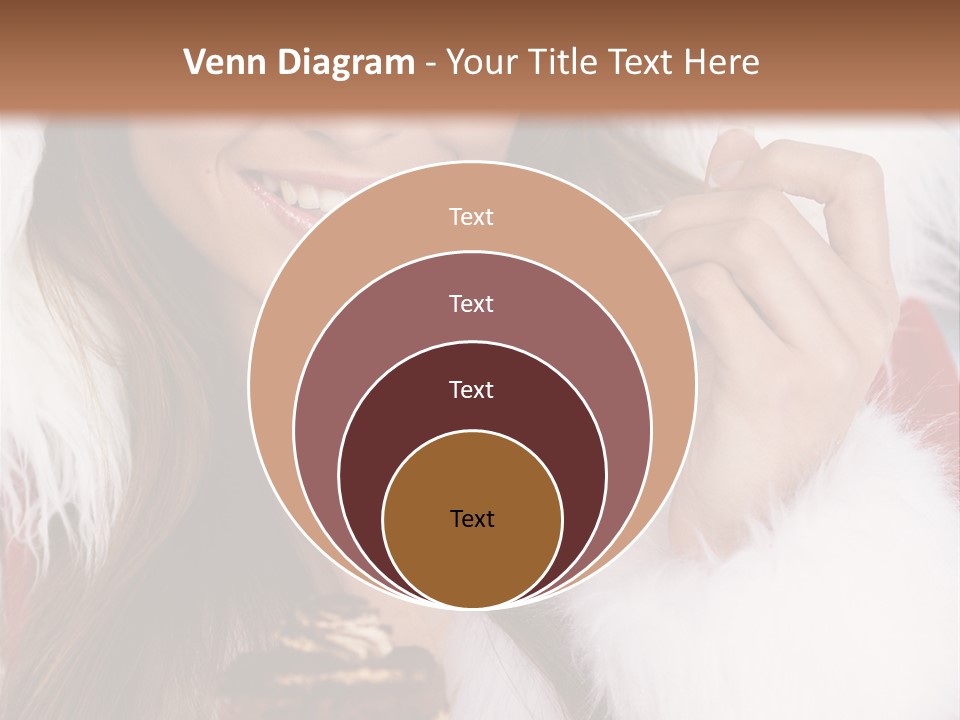 Girls Eating Cake PowerPoint Template