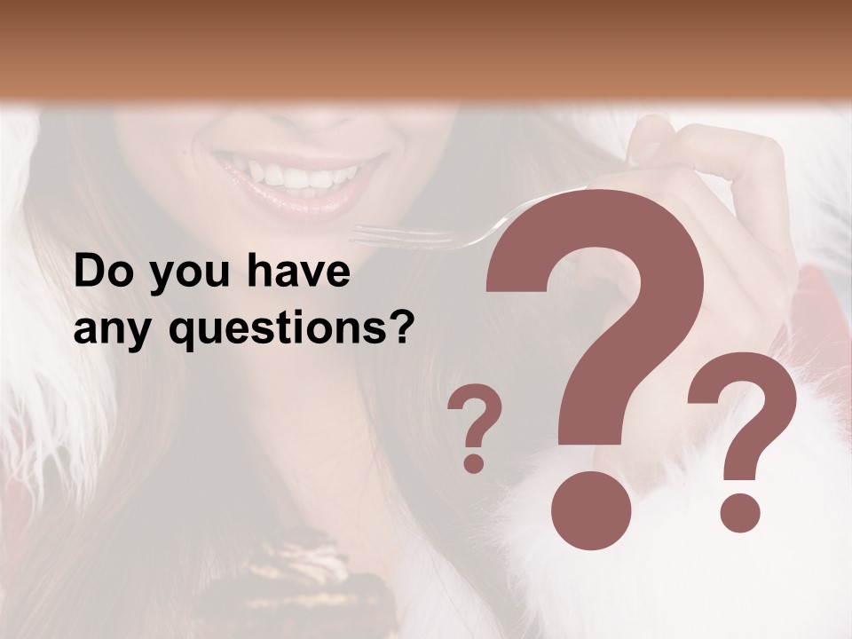 Girls Eating Cake PowerPoint Template