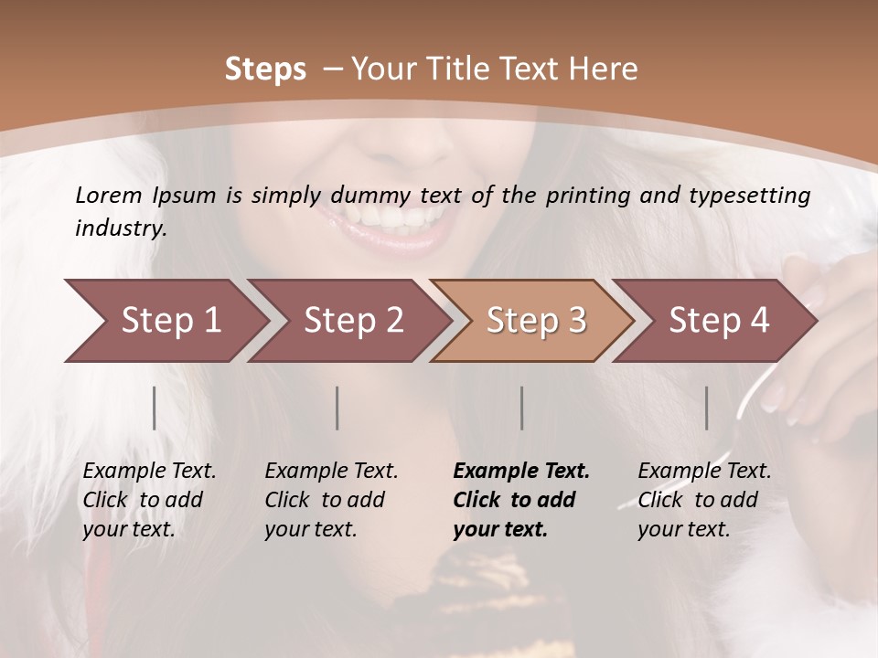 New Beautiful Face PowerPoint Template