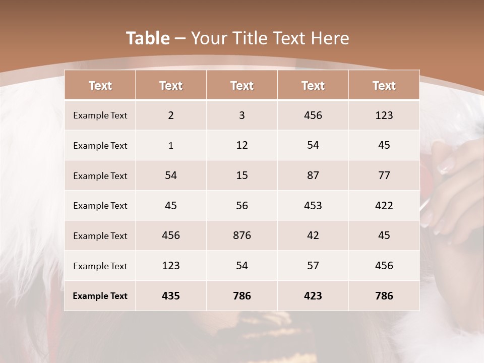 New Beautiful Face PowerPoint Template