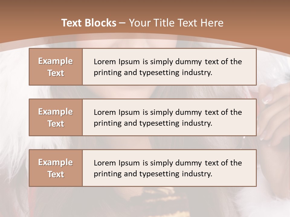 New Beautiful Face PowerPoint Template