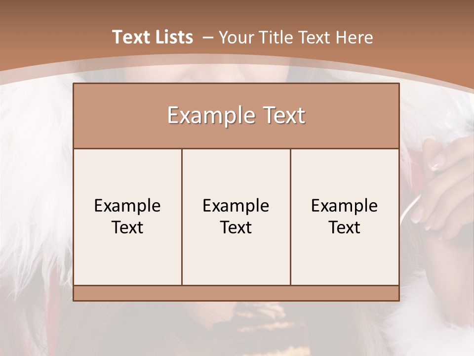 New Beautiful Face PowerPoint Template