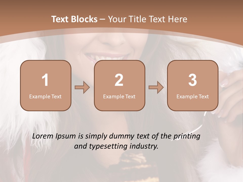 New Beautiful Face PowerPoint Template