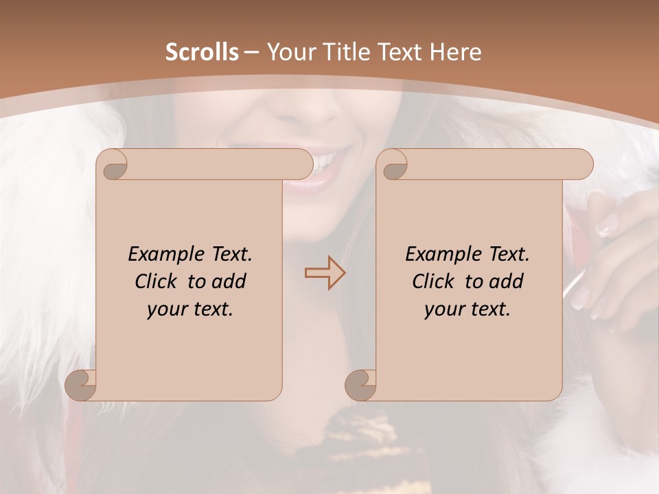 New Beautiful Face PowerPoint Template