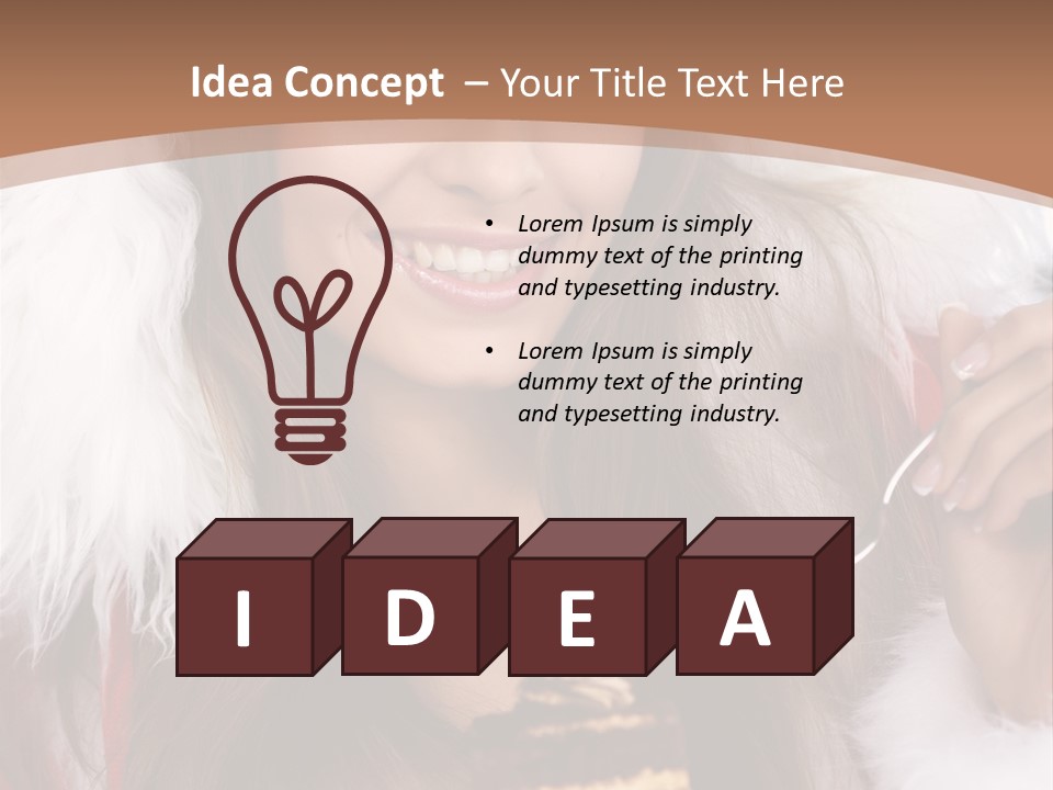 New Beautiful Face PowerPoint Template