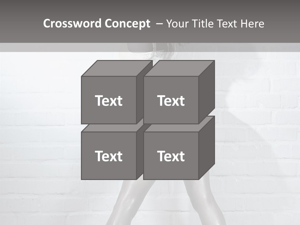 People Fashion Model PowerPoint Template