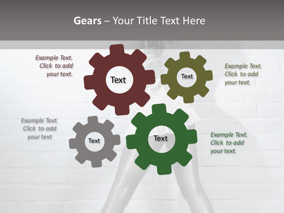 People Fashion Model PowerPoint Template